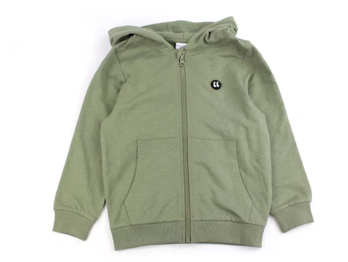 Name It oil green sweatcardigan